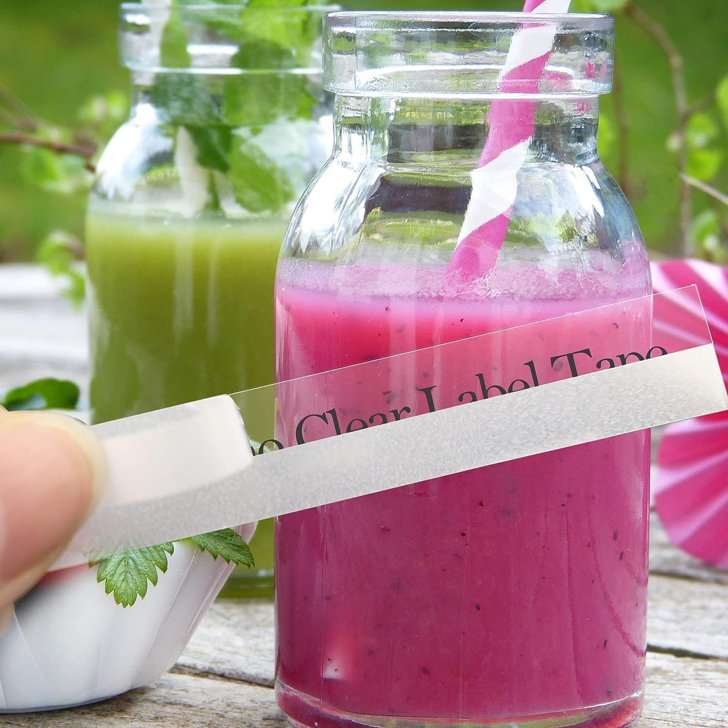 12267 Black on Clear Compatible Dymo Letratag Plastic Labels Tape 12Mm X 4M, Label Maker, 4 Pack image number 3