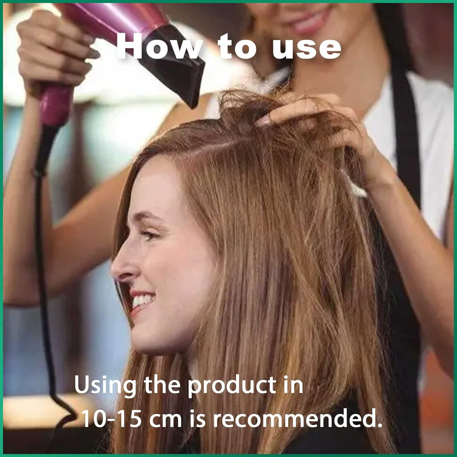 2PCS YAFIYGI Hair Dryer Attachment Universal Plastic Blower Nozzle Replace the Styling Professional Salon Hairdressing Tool of Blow Flat Hair Salon Only for Outer Diameter 4.2Cm to 4.6Cm image number 4