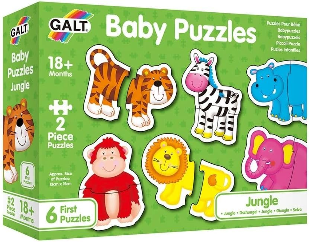 Galt - Baby Puzzles - Jungle - 2 Pieces image number 1