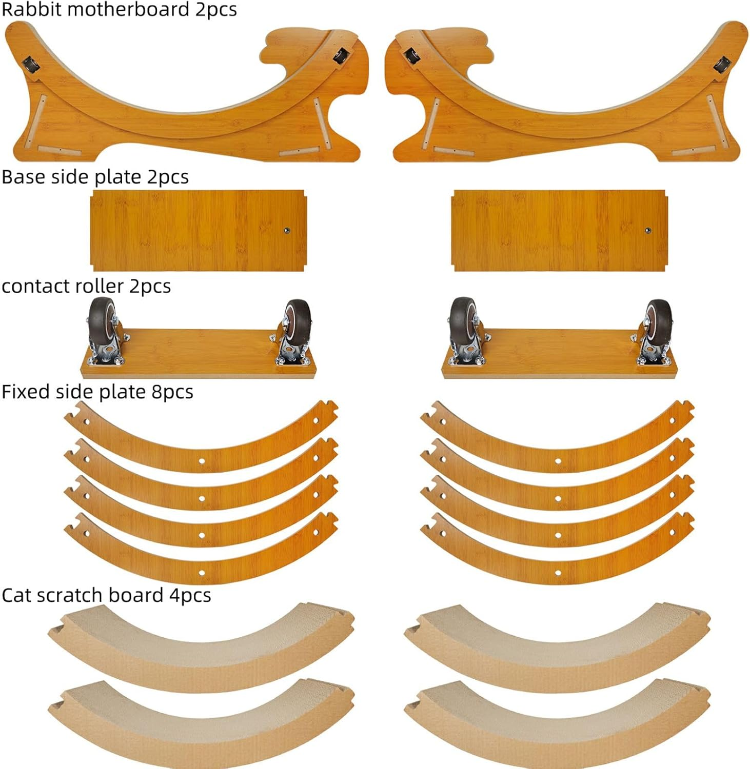 Pet Scene Cat Exercise Wheel Toy Running Exerciser Treadmill Scratching Furniture Scratcher Board Roller Indoor Kitten Play Gym Kitty Training Sports Equipment image number 4