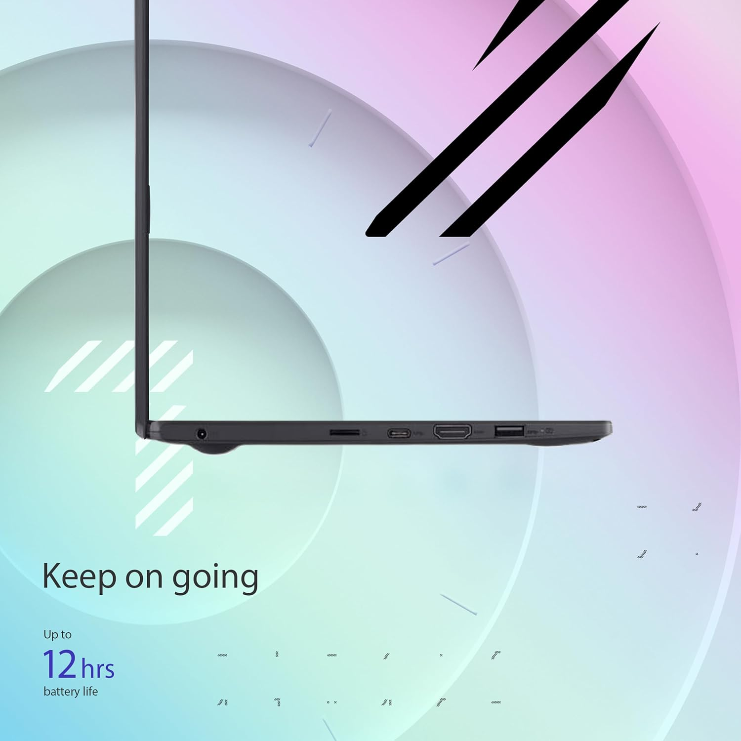 ASUS 2024 Vivobook Go 11.6&rdquo; HD Laptop, Intel Celeron N4500, Intel Graphics, 4GB, 128GB, Windows 11 Home in S Mode, Star Black, L210KA-ES04 image number 1