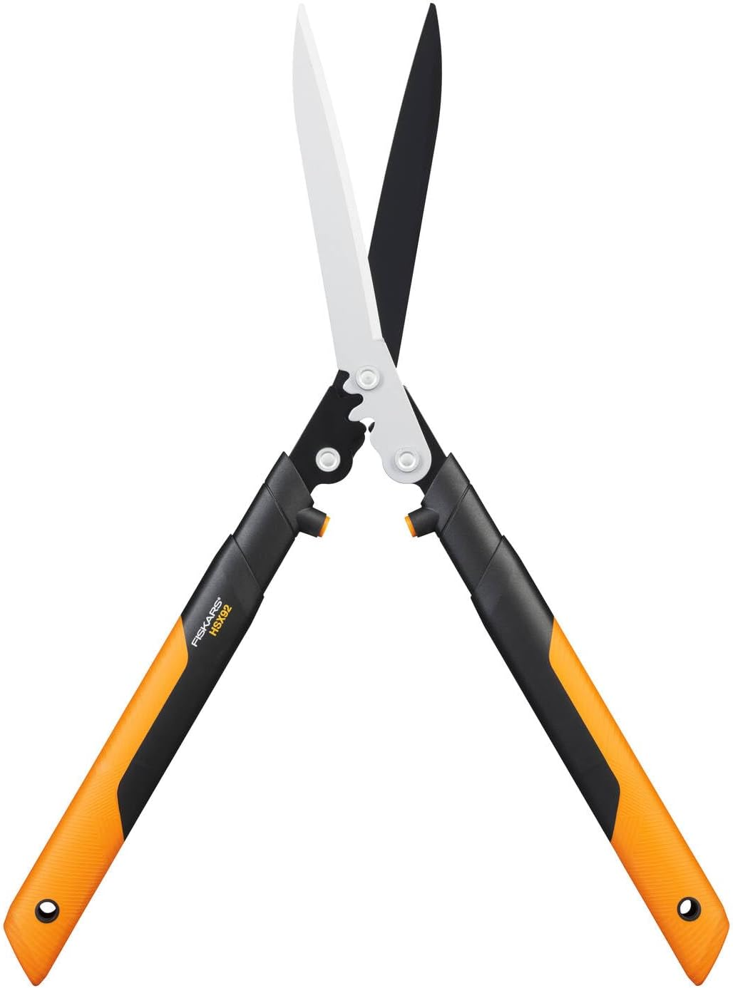 Fiskars Powergear X Hedge Shear HSX92, Non-Stick Coating, Steel Blades, Length: 63 Cm, Black/Orange, 1023631 image number 3
