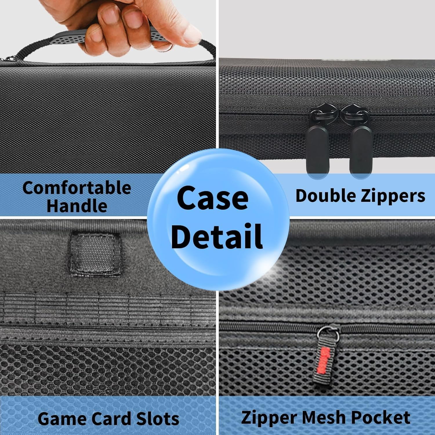 For ROG Ally Carrying Hard Case for ASUS Console & Accessories - Large Capacity Full Protection Portable Handheld Travel image number 2