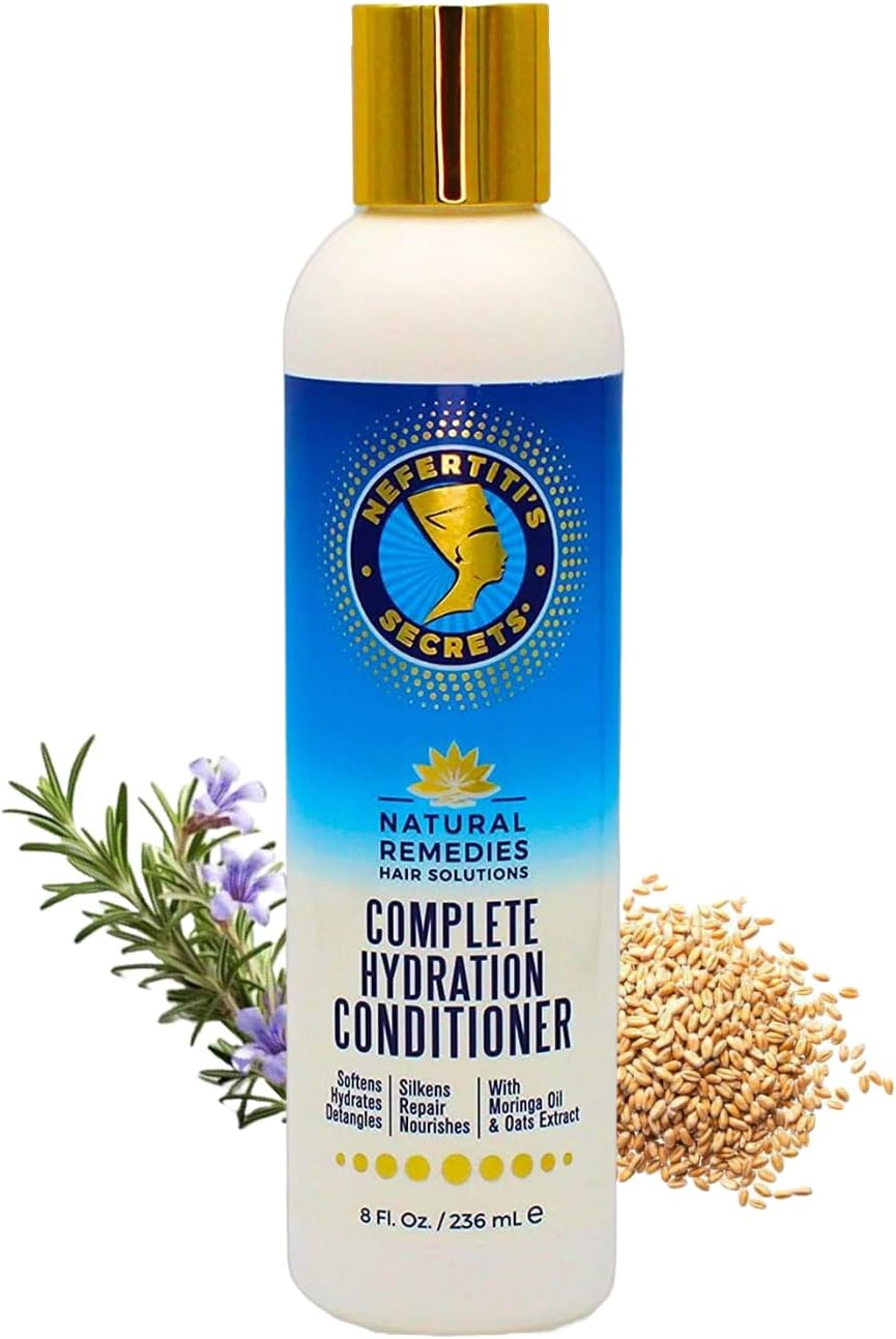 Nefertiti&rsquo;S Secrets Complete Hydration Conditioner | Moringa Oil & Rosemary Hair Conditioner Hydrating | for Frizzy & Damaged Hair | Hair Repair | 8 Oz / 236 Ml image number 6