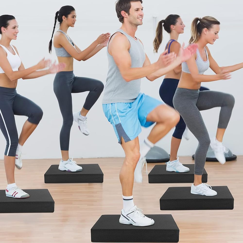 Extra Thick Exercise Balance Pad, Foam Yoga and Knee Pad, Non-Slip Core Stability Disc for Physical Therapy, Balance Workouts, Strength Training, and Floor Exercises image number 3