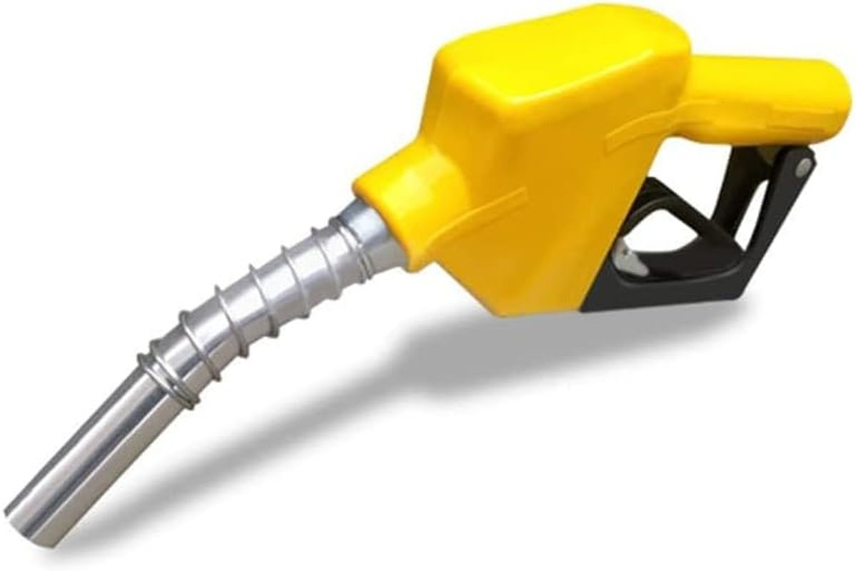 25Cm Fuel Delivery Gun with 1 Inch Inlet Gasoline Diesel Petrol Oil Nozzle Dispenser Auto-Off Flow &frac34;