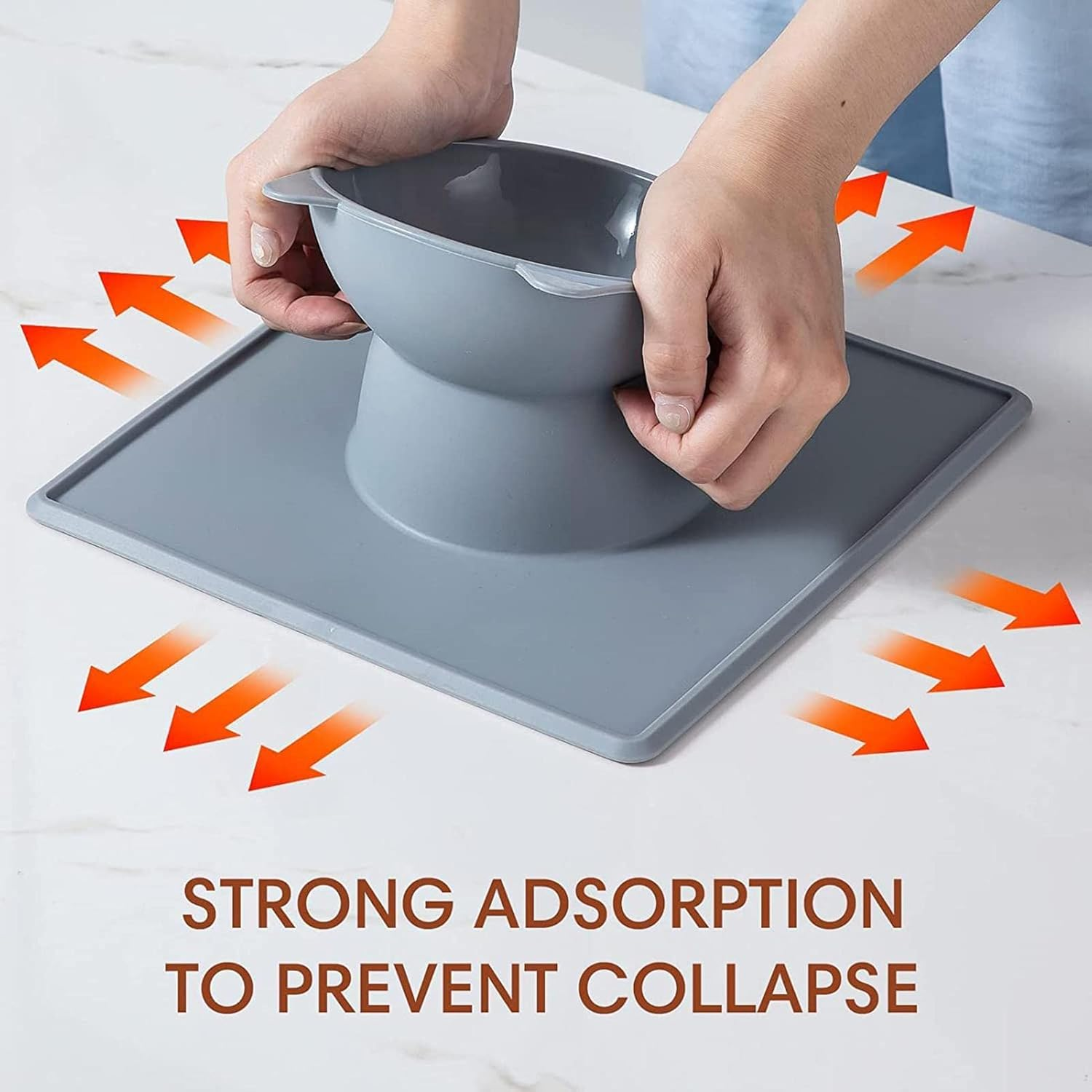 Raised Cat Food Bowls - Elevated Silicone Cat Dish for anti Vomiting | Orthopedic Cat Bowls for Indoor Cats, Non Slip Cat Dish for Puppy Pet Borato image number 4