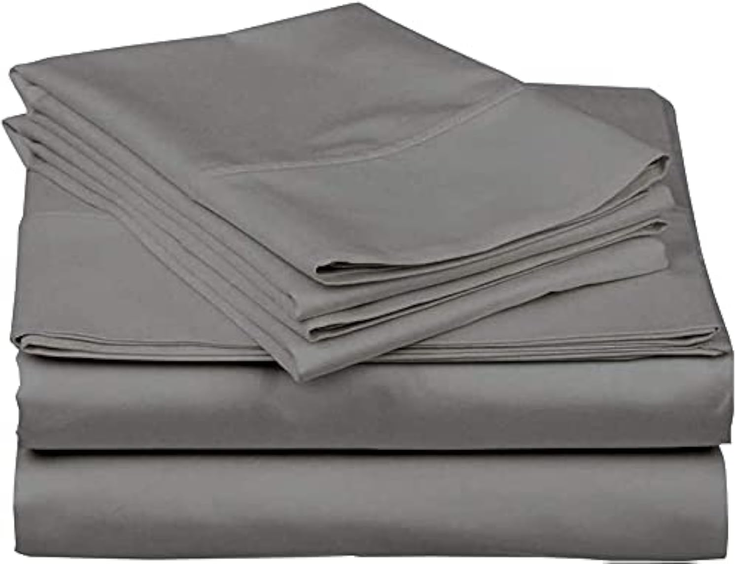Cottington Lane 4 Piece Eastern King Size Sheet Set 76 X 80, Luxury Hotel Quality 100% Egyptian Cotton Bed Sheets with 16 Inch Deep Pocket Snug Fit Smooth Sateen Weave, Sage Solid