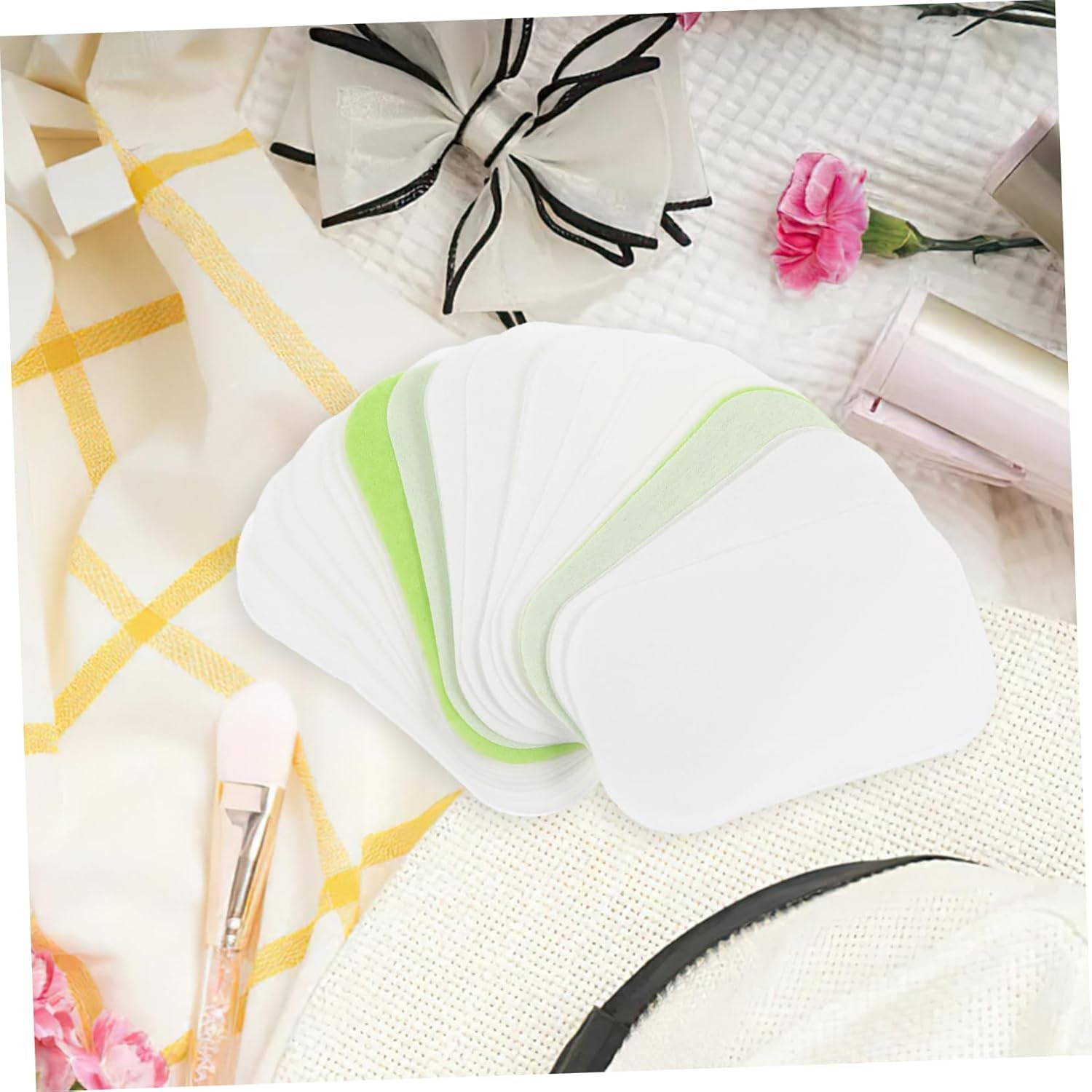 POPETPOP 50Pcs Soap Sheets for Travel Convenient Hand Wash Soap Slices Lightweight and Compact for Outdoor Activities Camping Hiking and Business Trips image number 3