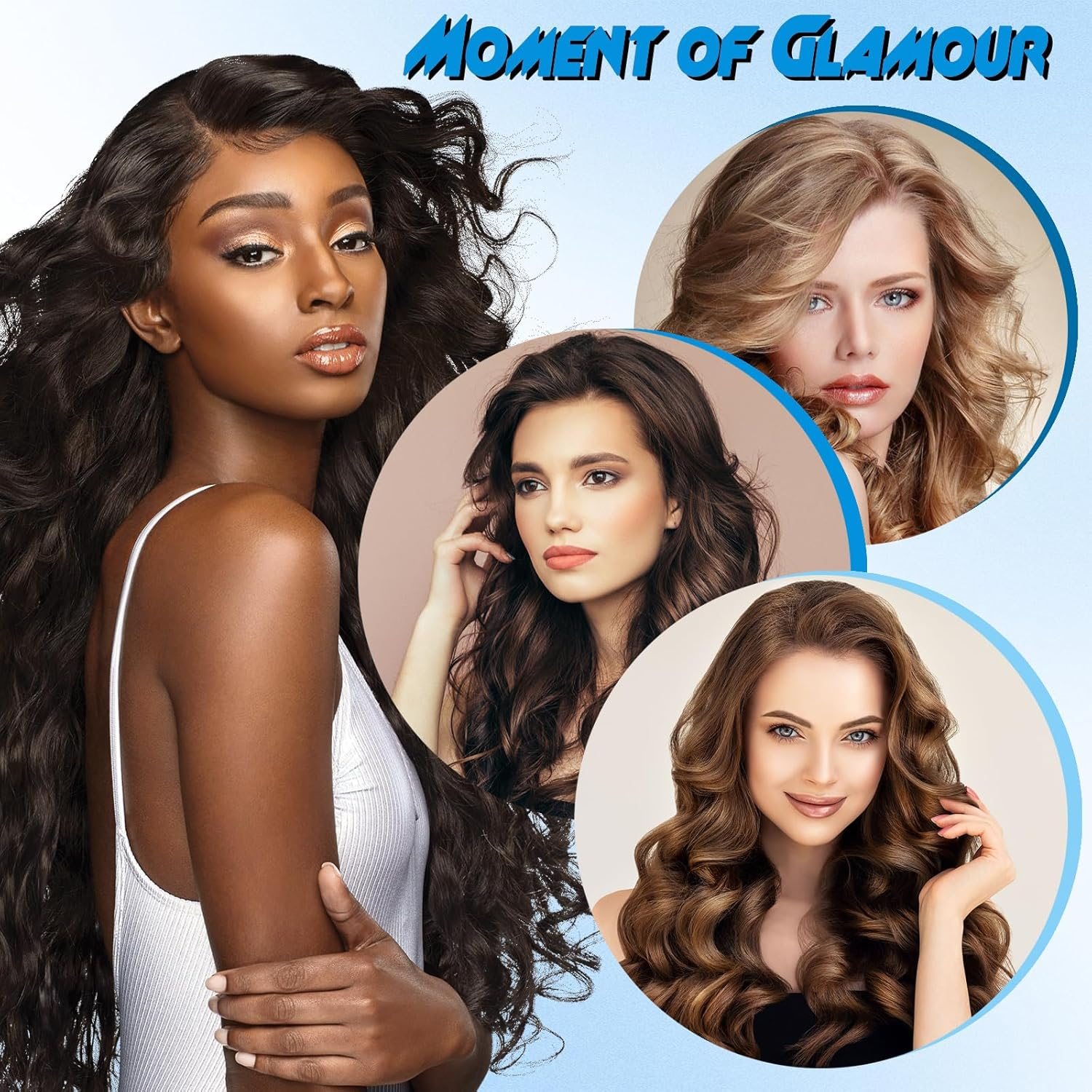 Hair Noodle Perm Set Complete - with Perm Winder, Overnight Curls Hair Roller, Lace Paper Perm & Perm Liquid - Perfect for Small Curls Overnight image number 4