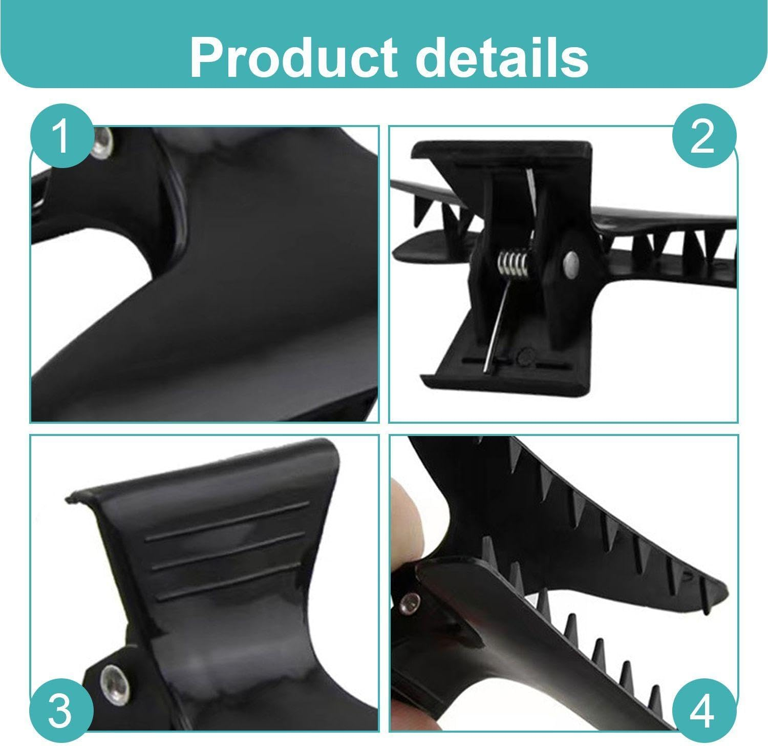 24 Multi-Style Hair Pins, Fashion Hair Clips, Exquisite Butterfly Back Clips, Hairdressing Tools, Daily Trip Accessories image number 4