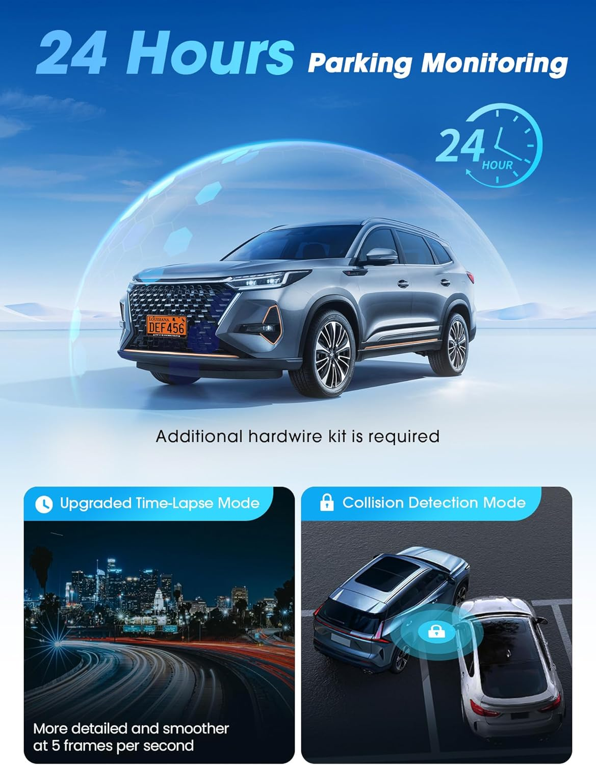 DDPAI Dash Cam 3 Channel Z60 Pro &Pi;link, 4K+1080P+2K Dash Cam, Dual STARVIS 2 Sensors,5G Wifi GPS, Dashcam with Free 32GB Emmc,Night Vision,3" IPS,HDR,ADAS,24H Parking Mode,Loop Recording, G-Sensor image number 1