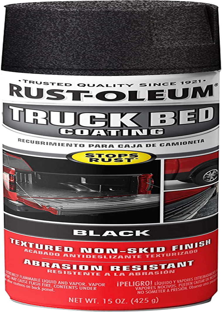 Rust-Oleum 248914 Automotive 15-Ounce Truck Bed Coating Spray, Black image number 1