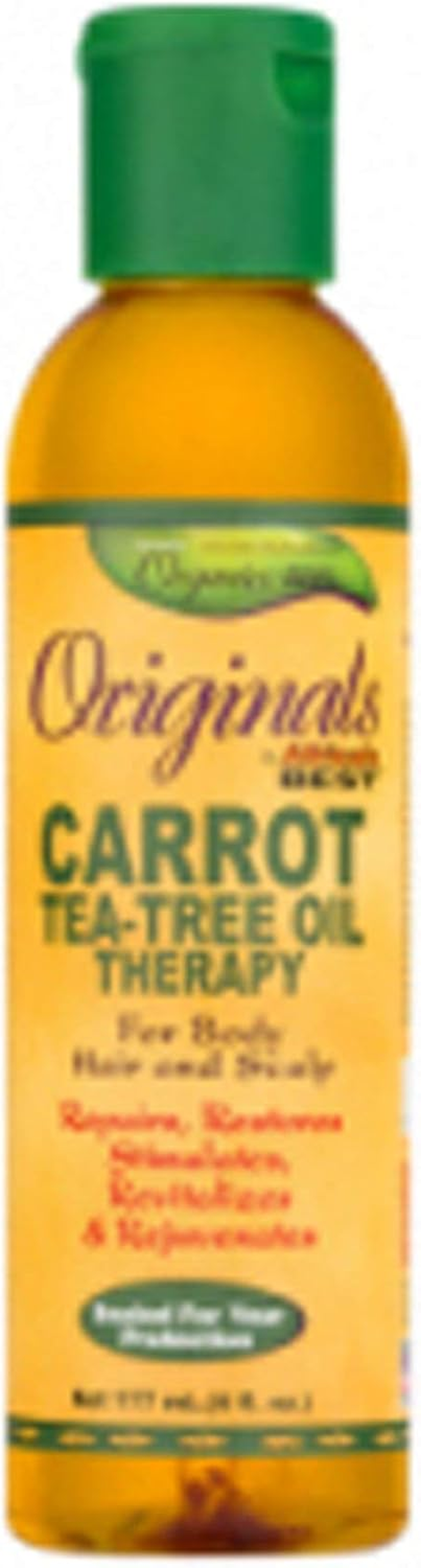 Africa'S Best Africas Orig Carrot Tea Tree Oil, 177Ml, 6 Fl Oz