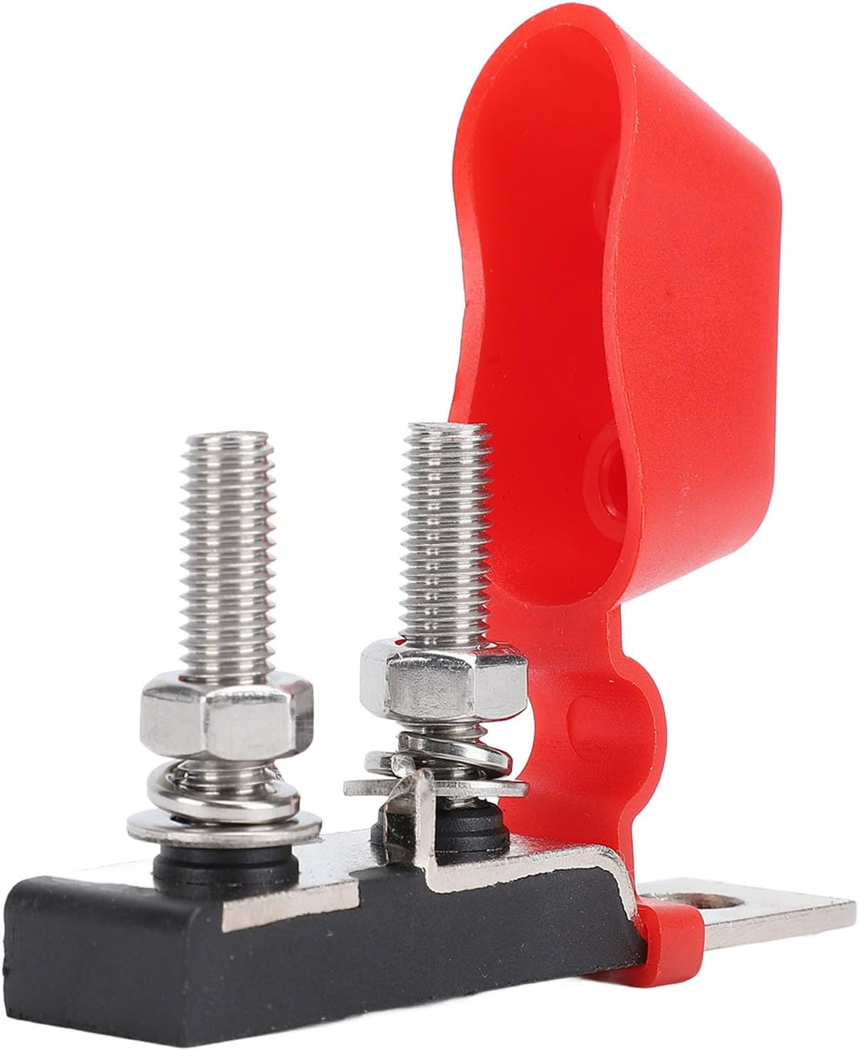 Dual Terminal Fusess Block, Marine Rated Battery Fusess MRBF Fusess Holder, DC58V M8 Double Studs MRBF Fusess Holder for Car Marine Boat RV, Automotive Replacement Fusess Holders