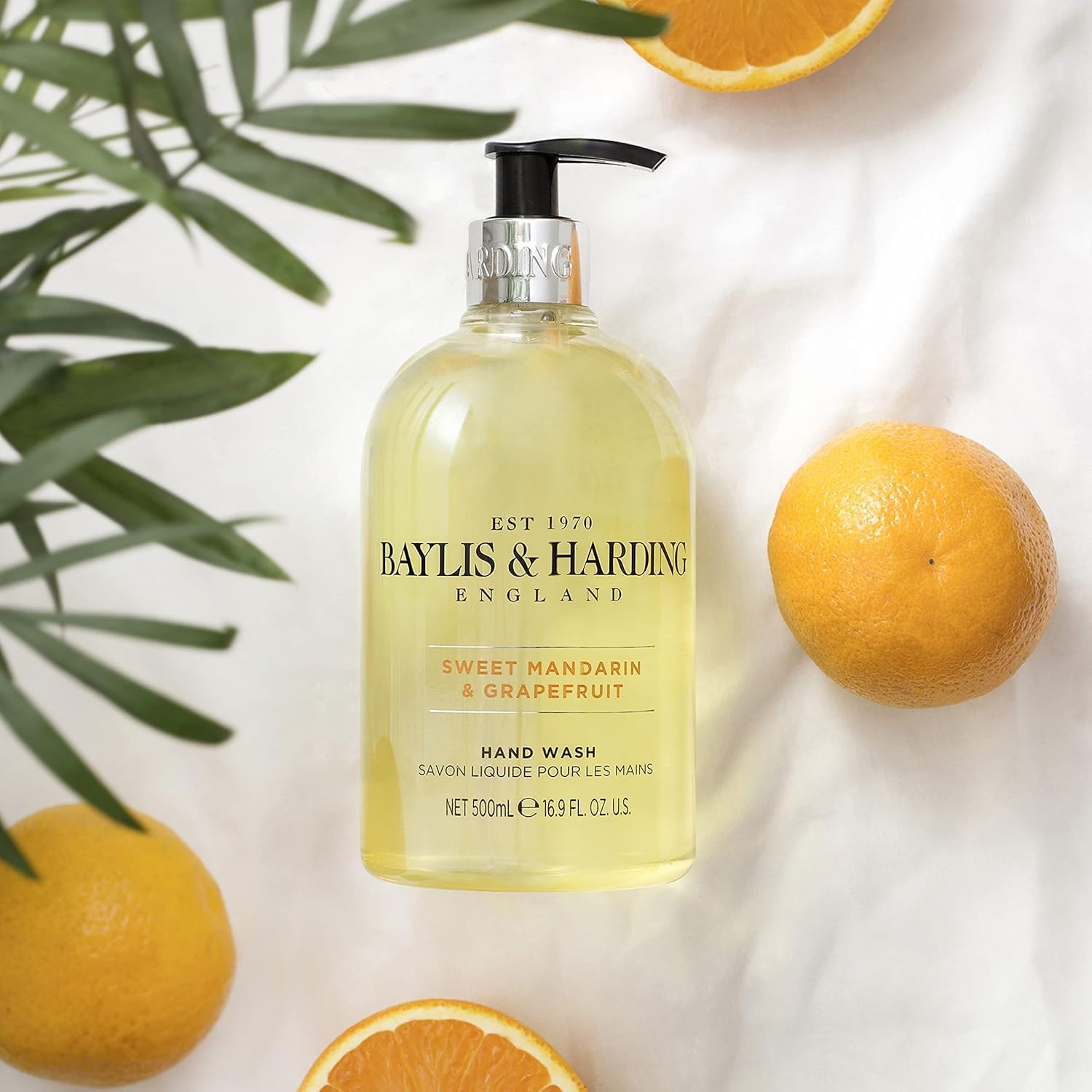 Baylis & Harding Sweet Mandarin & Grapefruit Hand Wash (Pack of 3), 0.57 Kilograms image number 3