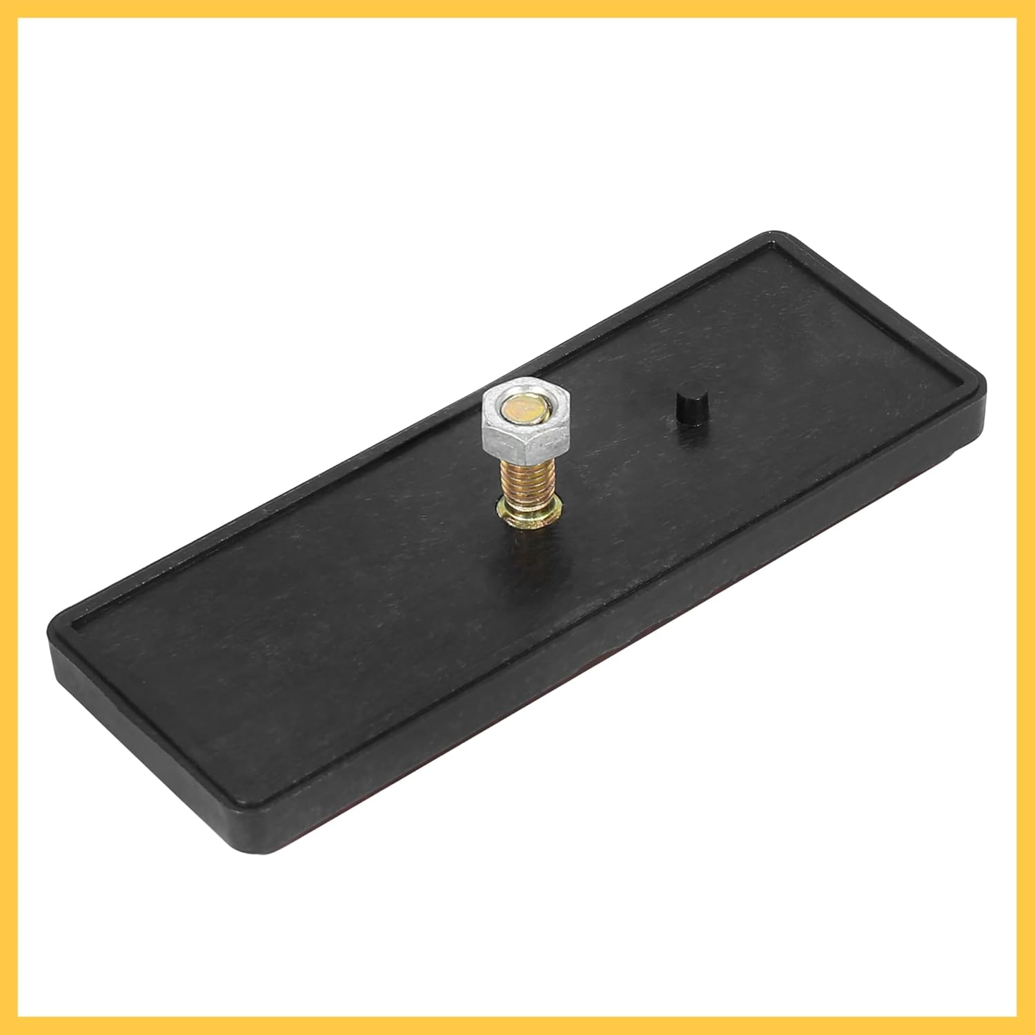 Pair M6X1.0 Red Rectangle Universal Screw Mount Reflective Warning Reflector for Motorcycle Bike Auto Replacement Parts image number 1