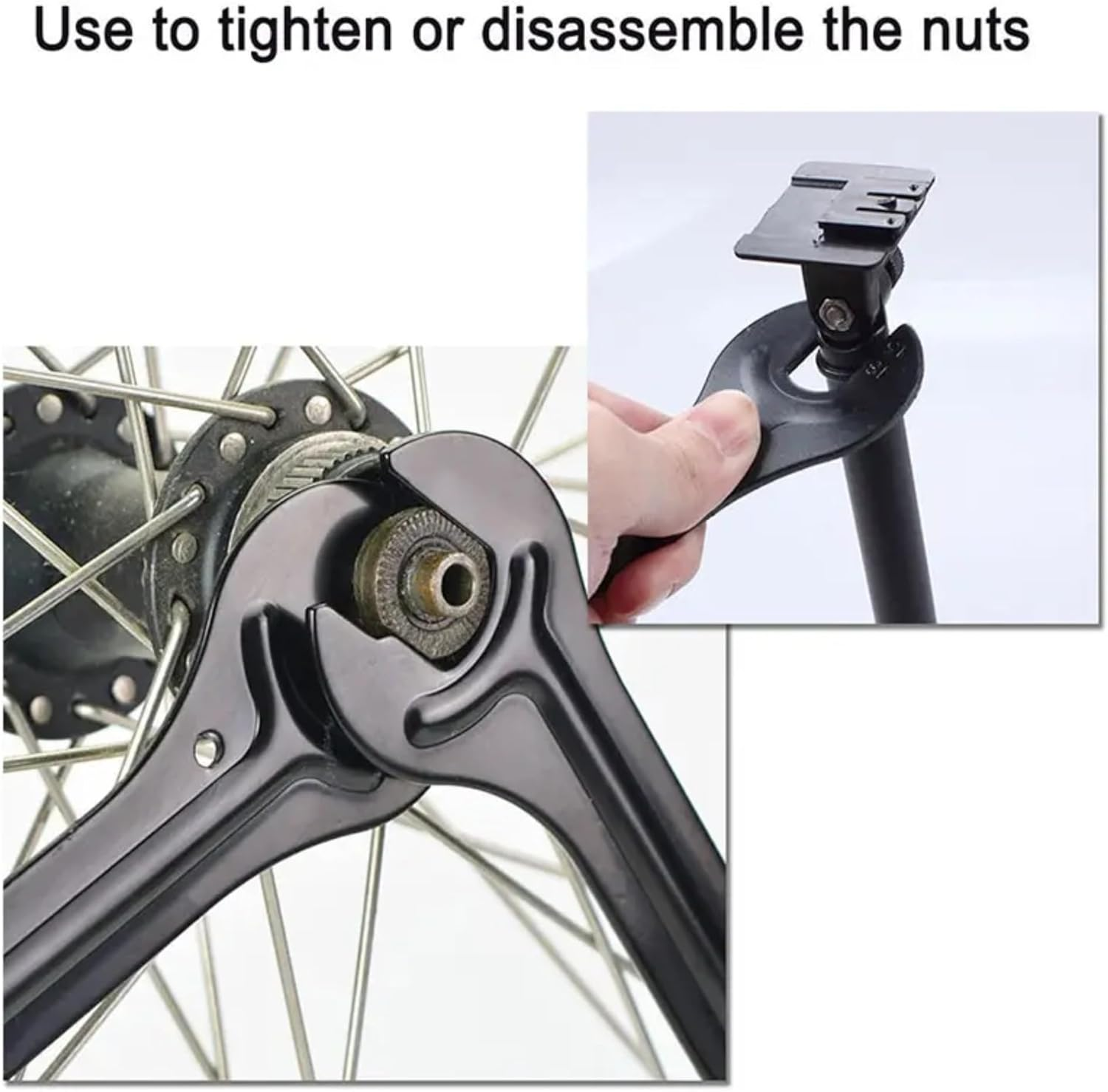 Phidinova Bicycle Pedal Cone Wrench, TPU Material, 7 X 7 X 2.2 Cm (2PCS Wrench 13-14-15-16Mm) - Boy17-18-19Mm image number 5