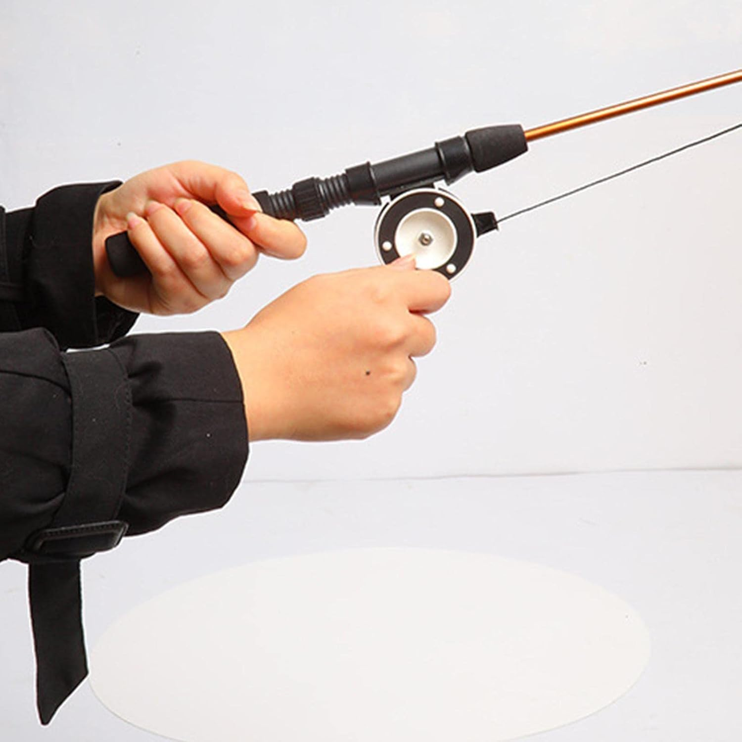 Cat Teaser Toy - Retractable Wand Cat Toy with Adjustment Reel,Funny Cat Teaser Stick Toy, Cat Toys Kitten Toys for Kitten Cat Having Fun Exercise Playing Xiaoguozi image number 3