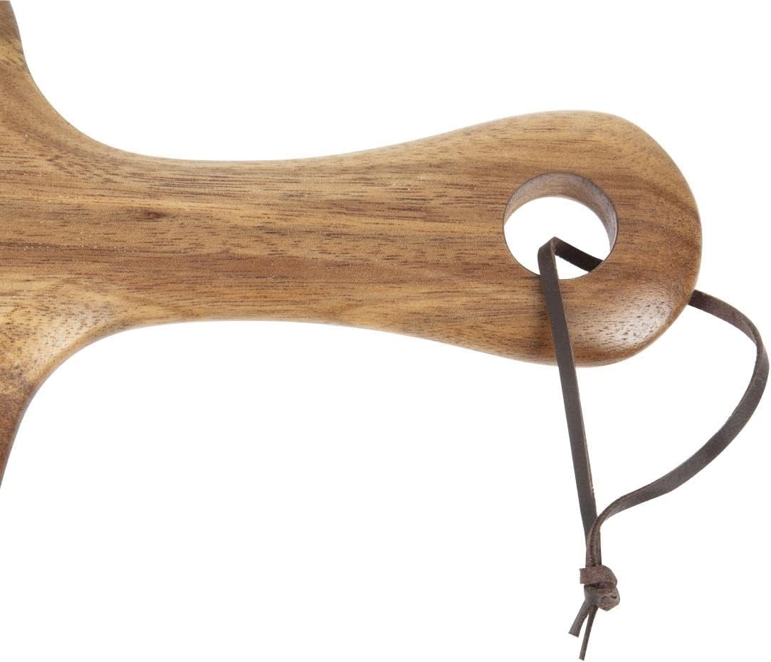 Olympia Acacia Wood round Pizza Paddle Board 33 Cm Size image number 5