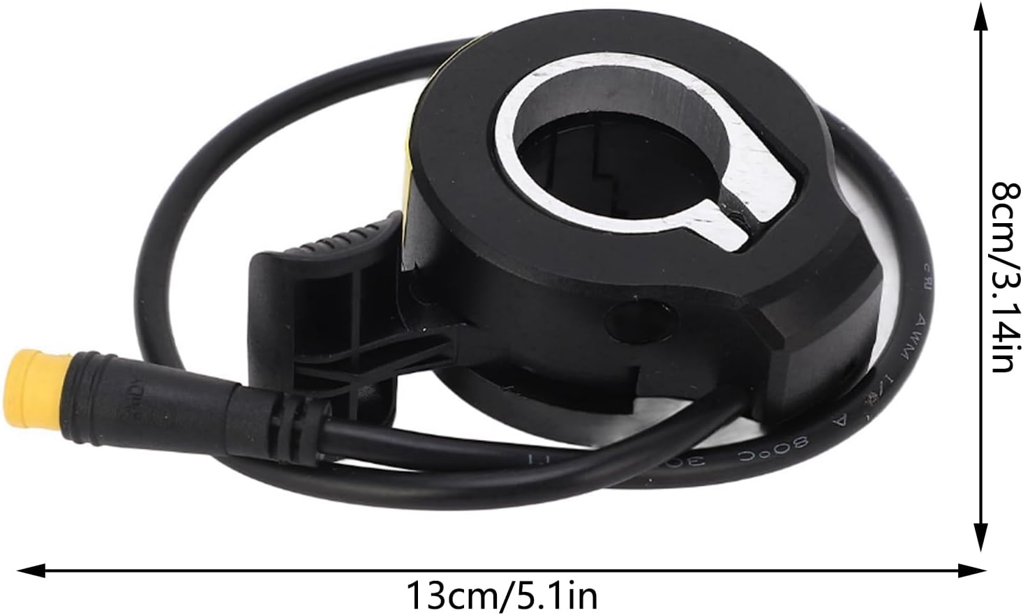 Ebike Scooter Thumb Throttle, Folding Electric Scooter Throttle, Ebike Thumb Throttle 3 Pin Male Plug, Waterproof Electric Scooter Throttle for Electric Scooter or E Bike Riding image number 3