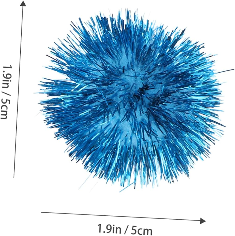 Abaodam 20Pcs Sparkle Ball Cat Toy Funny Cat Toys Interactive Playthings for Pet Supplies for Enrichment Playtime image number 2