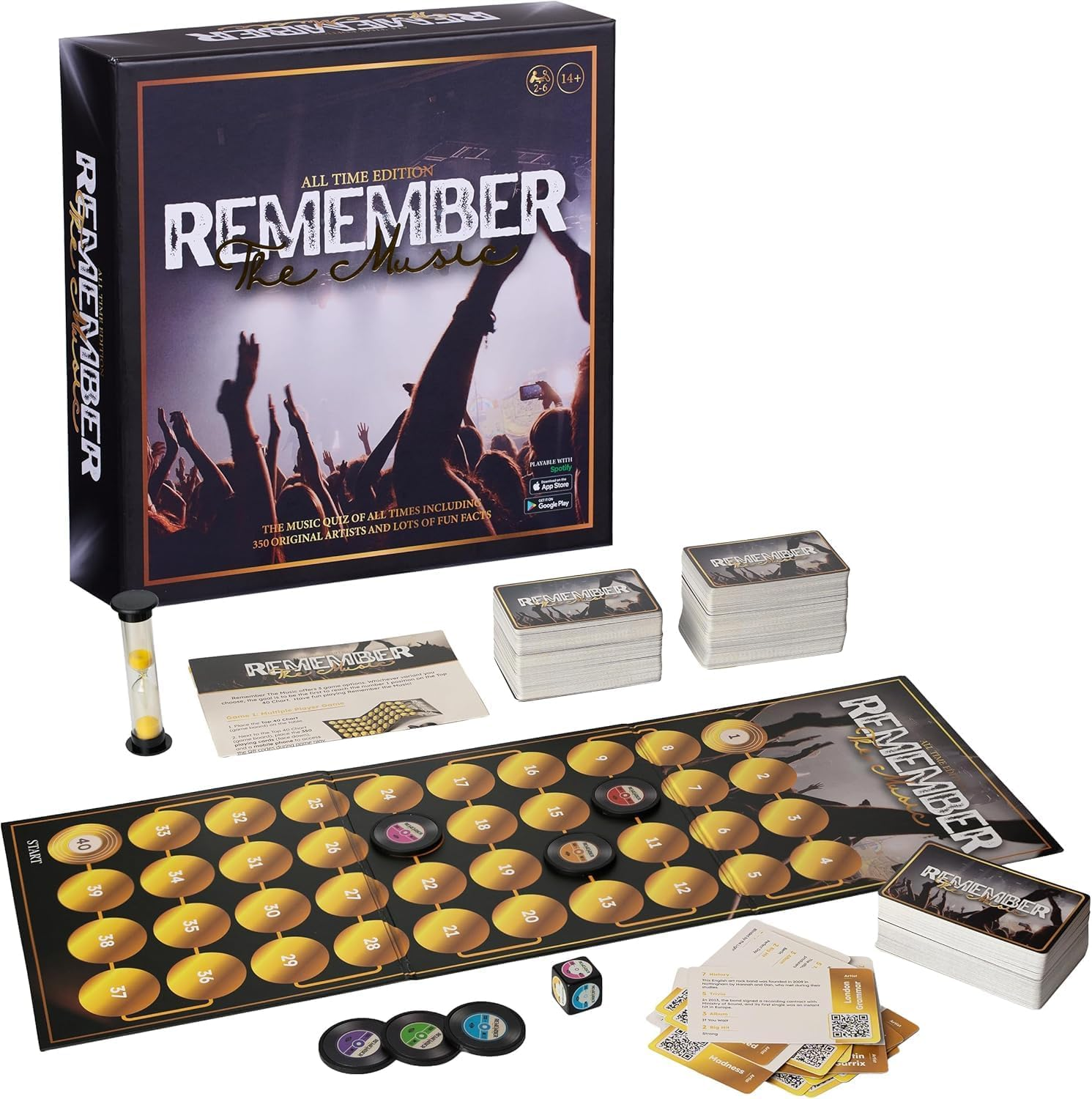 All TIME Edition. Fun Family Music Trivia Game! Race to the Top of the Charts!