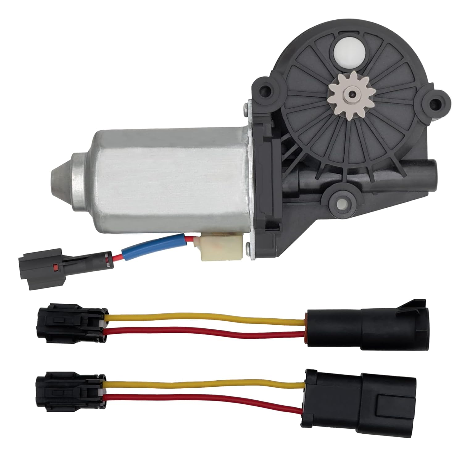 HXHAUTO 2 Pins Power Window Motor Compatible with Ford F-550/F-450/F-350/F-250 Super Duty Front Left/Rear Left Driver Side 1999，Replace for F81Z1523395AA F81Z1523395BA F81Z15233V95AARM 742-186 image number 5