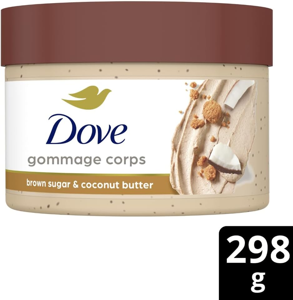 Dove Body Scrub Brown Sugar and Coconut Butter Deep Exfoliating Body Polish 298G, Reveals Visibly Smoother, Soft Skin with Lasting Nourishment image number 5