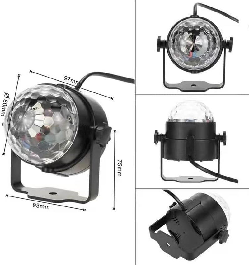 CTDZLED Disco Light with Remote Control Party Lights, Disco Ball Strobe Lamp 7 Modes Stage Light for Home Room Dance Parties Birthday Karaoke Halloween Christmas Wedding Show Club Decorations image number 3