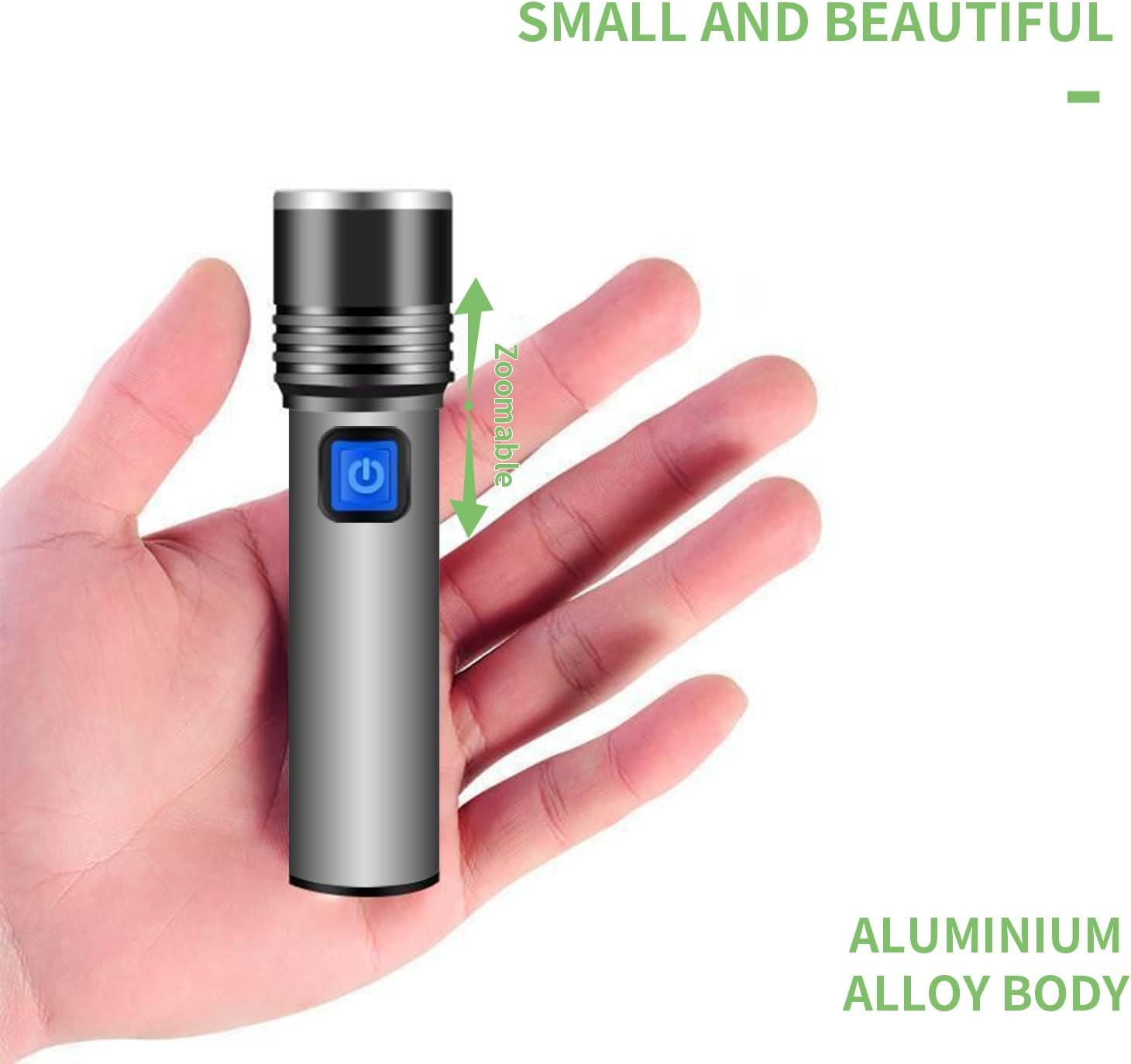 YZYOE Rechargeable Red Light Flashlight, 3 Modes Zoomable Night Observation Astronomy, Red Flashlight for Sea Turtles image number 4