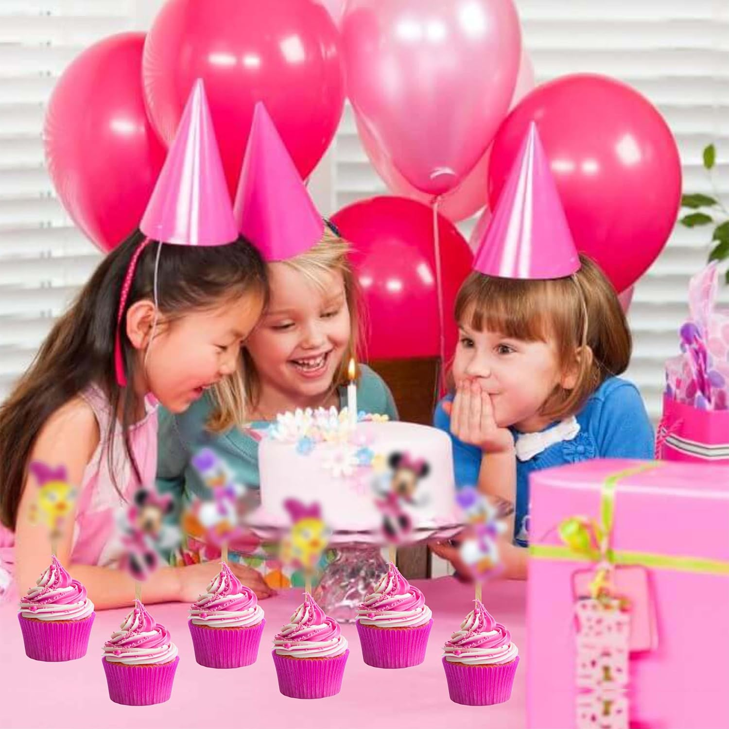 Mine Muse Cupcake Topper &ndash; Charming and Fun Dessert Decorations for Princess-Themed Birthdays and Disney-Inspired Celebrations