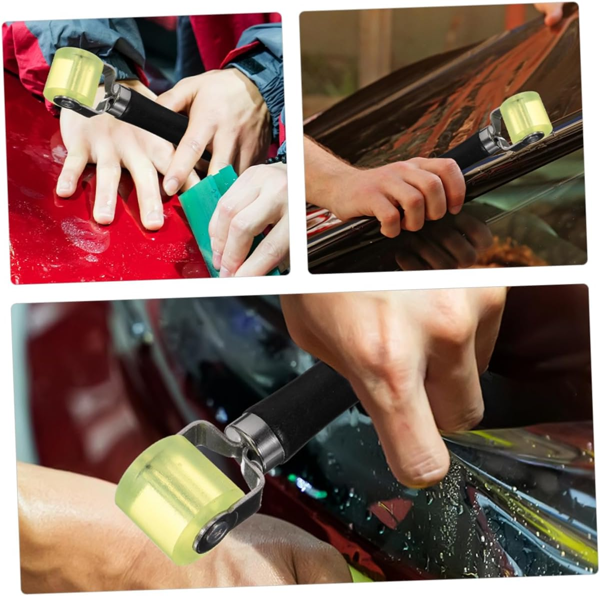 JECOMPRIS Soundproof Silencer Car Audio Sound Deadening Roller Seam Roller Hand Deading Wheel Automotive Vibration Damping for Vehicle Noise Reduction Interior image number 4