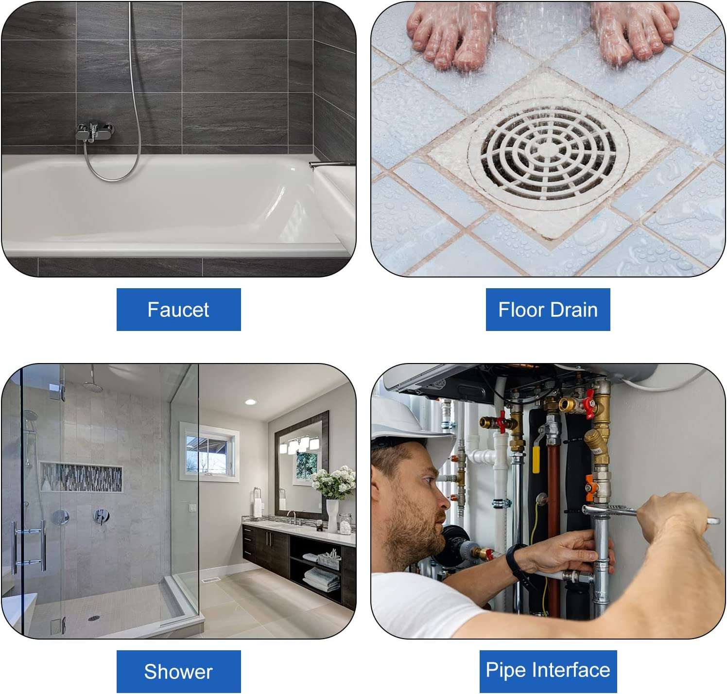 Uxcell 80Mm External Dia 2Mm Thickness Rubber Oil Sealed O Ring (5 Piece), Black image number 4