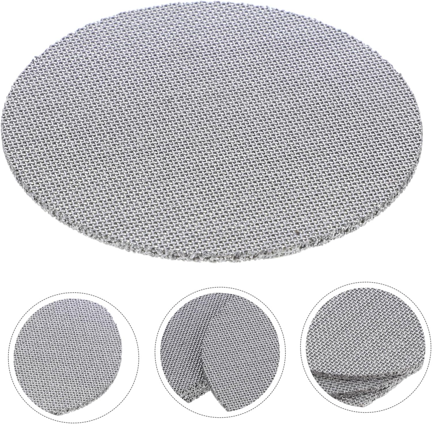 Uonlytech 4Pcs Espresso Filter Stainless Steel Puck Screen for Portafilter Reusable Filter Mesh Coffee Machine Basket Screen Mesh image number 6