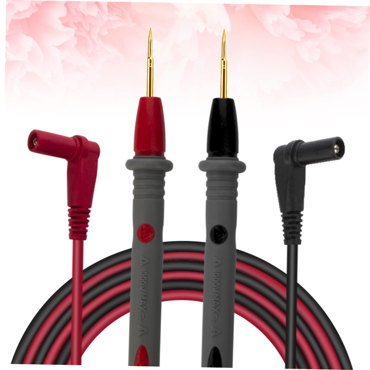 OSALADI 1000V Golden Plated Probe Test Lead High Precision Multimeter Pen Line Silicone Cable for Accurate Measurements of Ic Led and Components image number 5