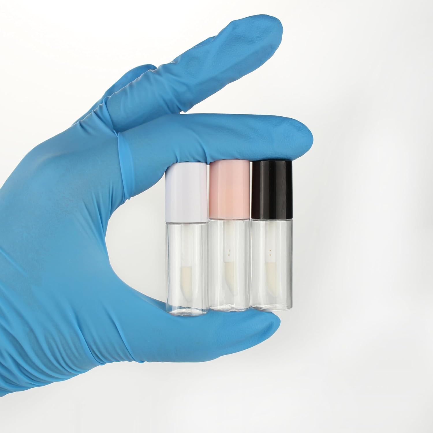 COSIDEA 10Pcs 3Ml Empty Lip Gloss Tubes with Wand 0.1OZ round Mini Pink Lipgloss Tube Container for DIY Cosmetics Packing image number 6