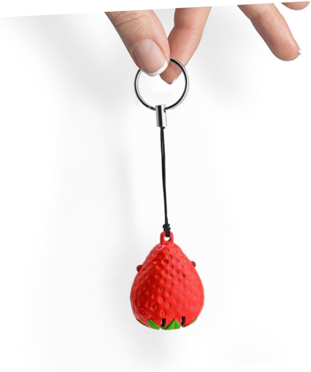 LOLIPPYY Cute Strawberry Folding Nail Clipper Portable Mini Toenail Clippers for Boys and Girls and Women Sturdy Stainless Steel Manicure Tool Ergonomic Grip image number 1