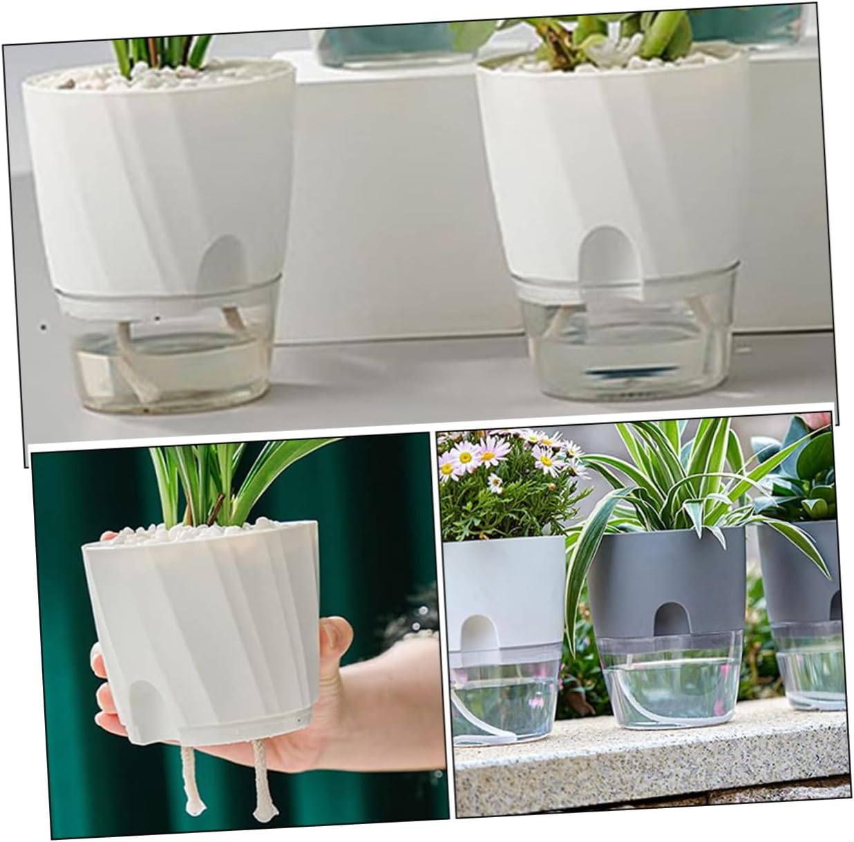 BESPORTBLE 5Pcs Bundle of Self Watering Pot Cord Cotton Rope for Potted Plant Self Watering Planter Accessory for Indoor Gardening and Hydroponics Supplies image number 7