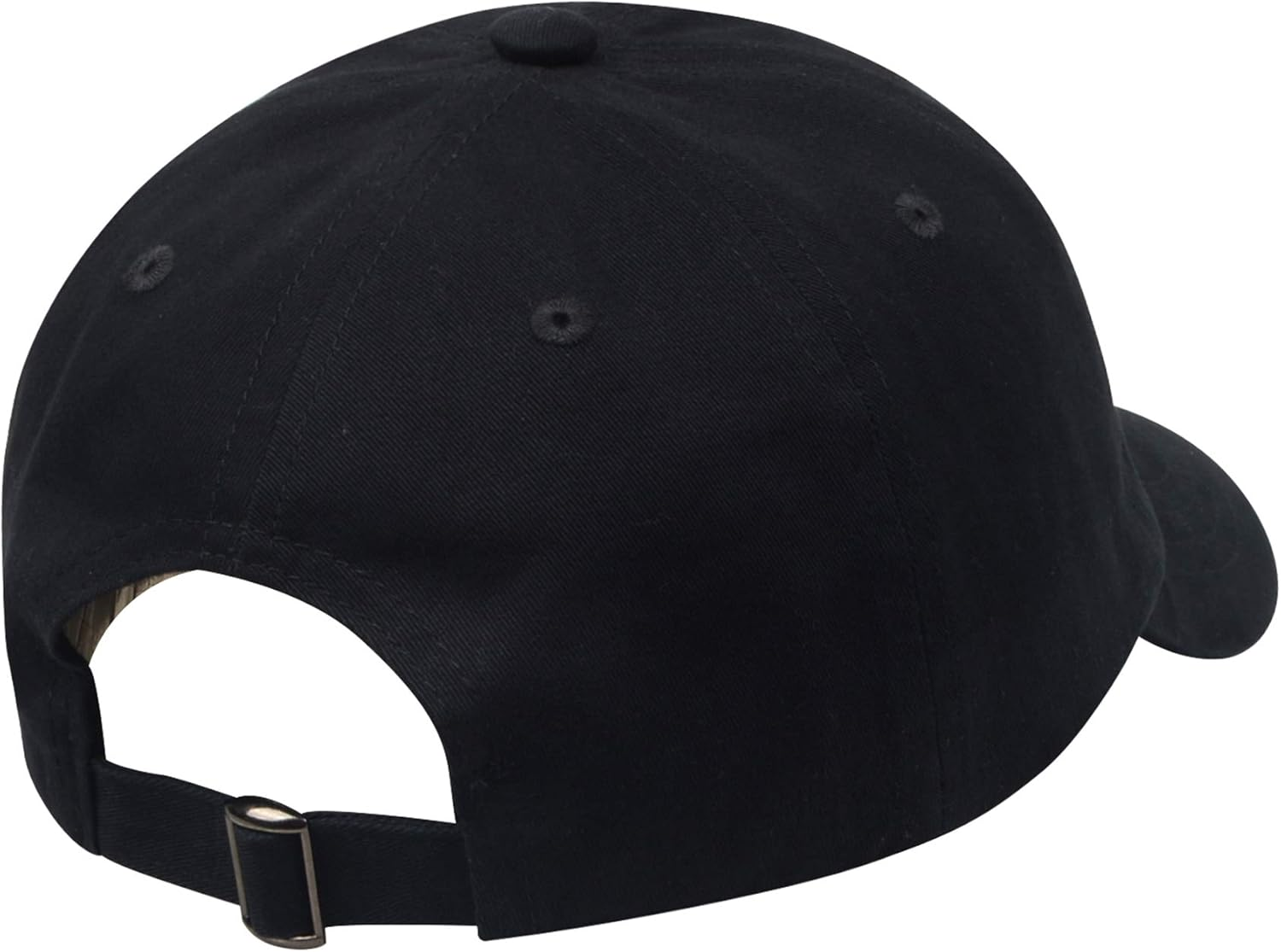 Hatphile 6 Panel Soft Embroidery Dog Dad Hat Dog Mom Hat Adjustable Baseball Cap Dog Lover Gifts for Men/Women - Dog Dad Black Cap image number 4