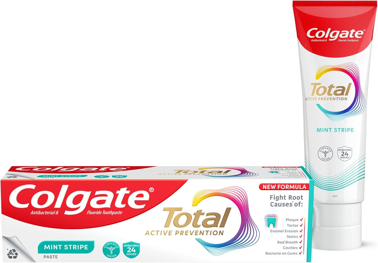 Colgate Total Active Prevention Toothpaste Mint Stripe 200G image number 6