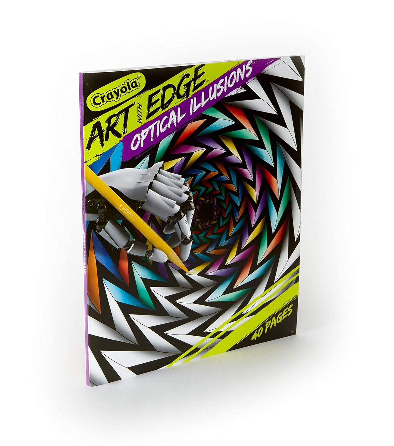 Crayola Optical Illusions Coloring Book, 40 Coloring Pages, Gift image number 6