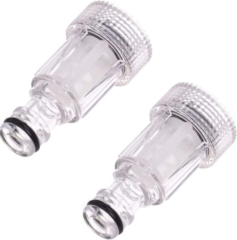 2Pcs 3/4" Plastic Pressure Washer Water Filter Replacement Tool for Connectorsmesh Screen image number 3