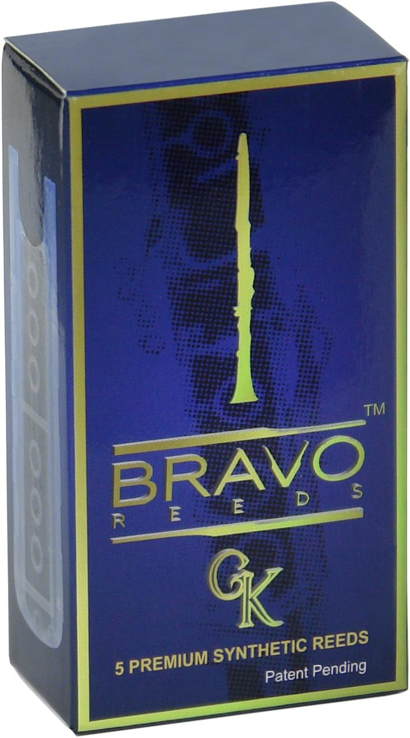 Bravo Synthetic Reeds for Bb Clarinet - Strength 2.5 (Box of 5), Model BR-C25 image number 3