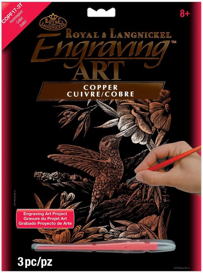 Royal & Langnickel Royal and Langnickel Copper Engraving Art, Kitten and Puppy image number 4