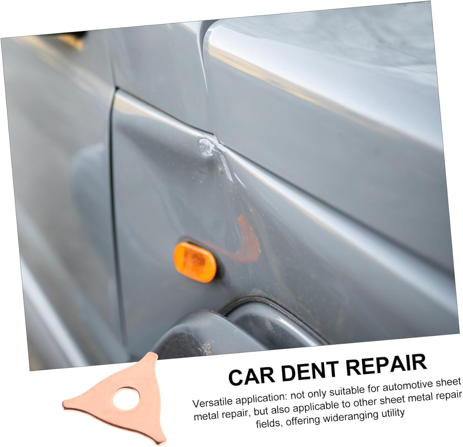 FOYTOKI 100Pcs Dent Pulling Rings for Metal Repair Auto Body Welding Tool Set Car Dent Removal Kit Tabs for Panel Welder Equipment image number 6