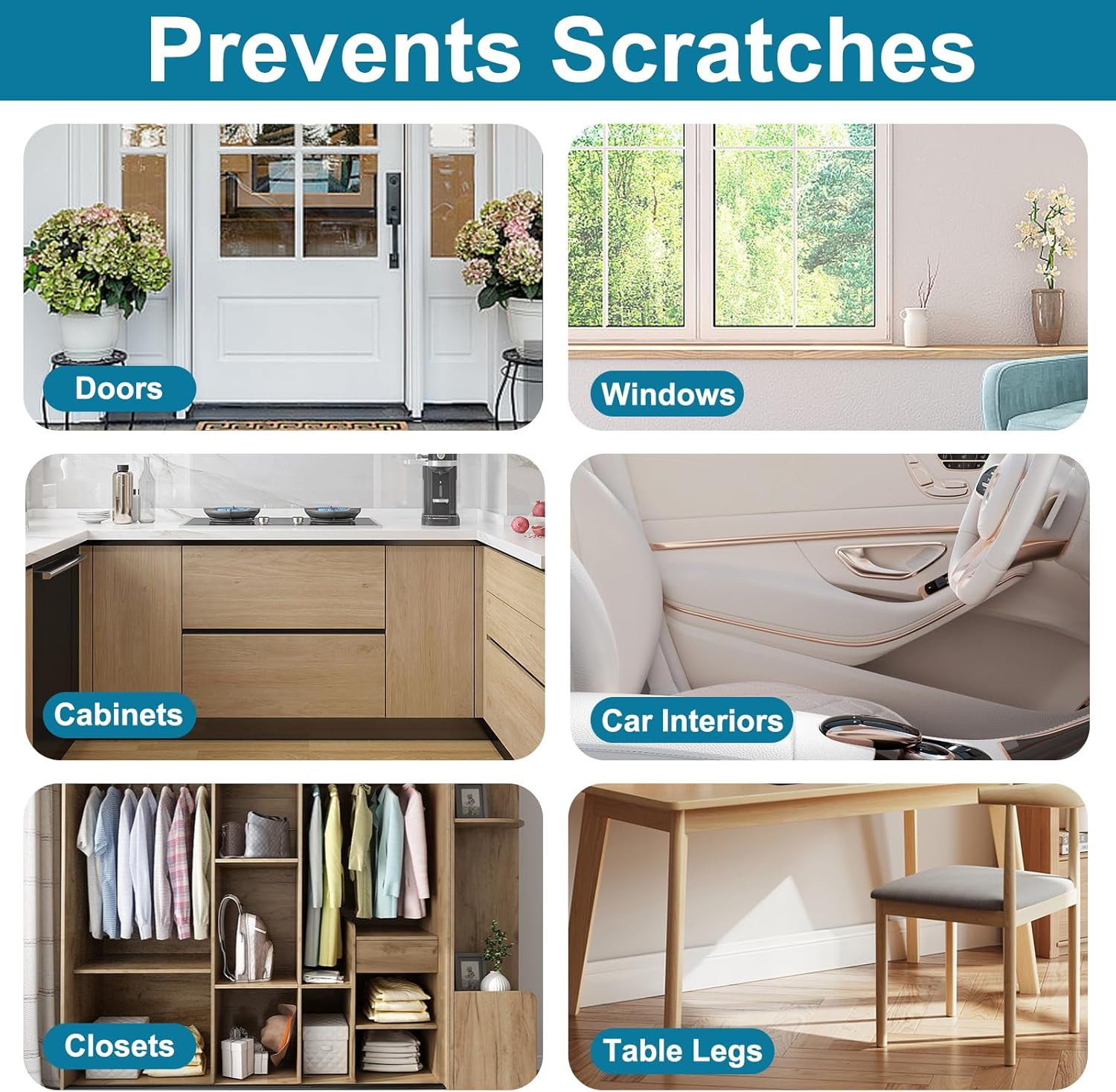 Cat Scratch Protection Film, 30 Cm X 3 M Transparent Scratch Protection Sofa Cat Pad, anti Scratch Film, with Scraper, Scratch Protection Wall Cat Tape, Self-Adhesive Scratch Protection Door Dog For image number 6