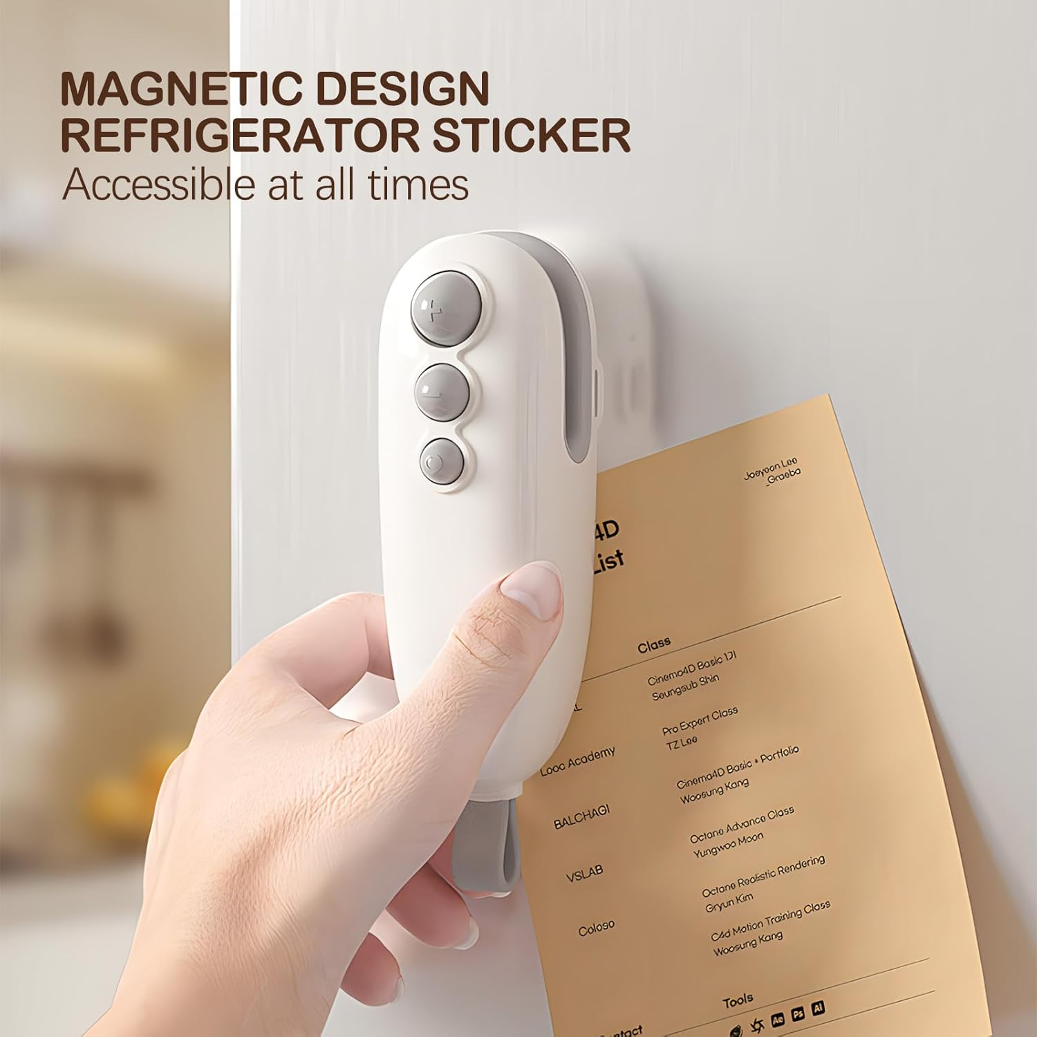 Mini Bag Sealer, USB-C Rechargeable Bag Sealer, 2 in 1 Bag Sealer Heat Seal with Cutter and Magnet, Mini Bag Resealer Machine for Plastic Bags Snack Bags image number 1