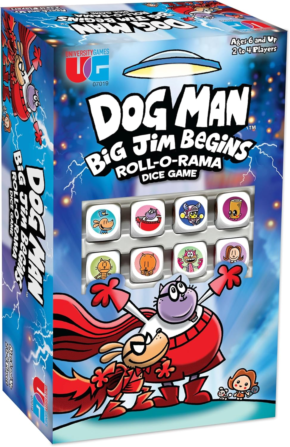 Dog Man Big Jim Begins Roll-O-Rama Dice Game &ndash; Fast-Paced Dice Rolling Game for Kids &ndash; Based on the Dog Man Graphic Novels &ndash; Ages 6+ image number 3