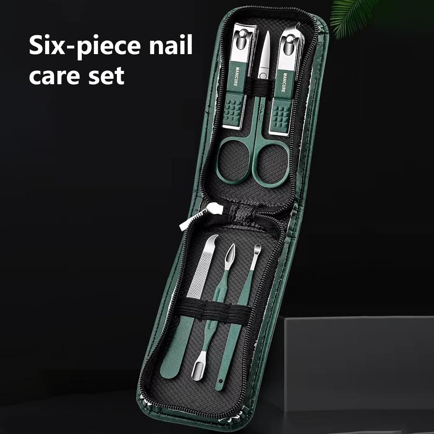 Nail Scissors Grooming Kit - Professional Pedicure Set Personal Care Set Grooming Kit - Steel Nail Clippers Scissors Pedicure Tools Kit with Bag for Women and Men Pochy image number 3